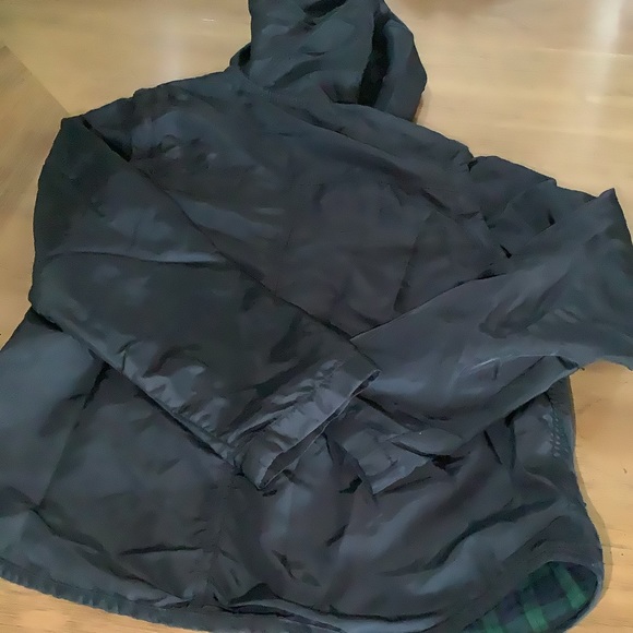 RRL Ralph Ralph Lauren Jacket black Hooded Zip removable sleeves XS - Picture 6 of 14